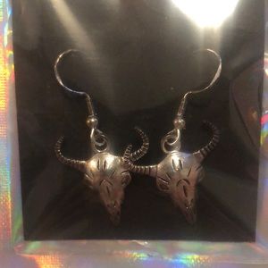 Cattle Skull Earrings
